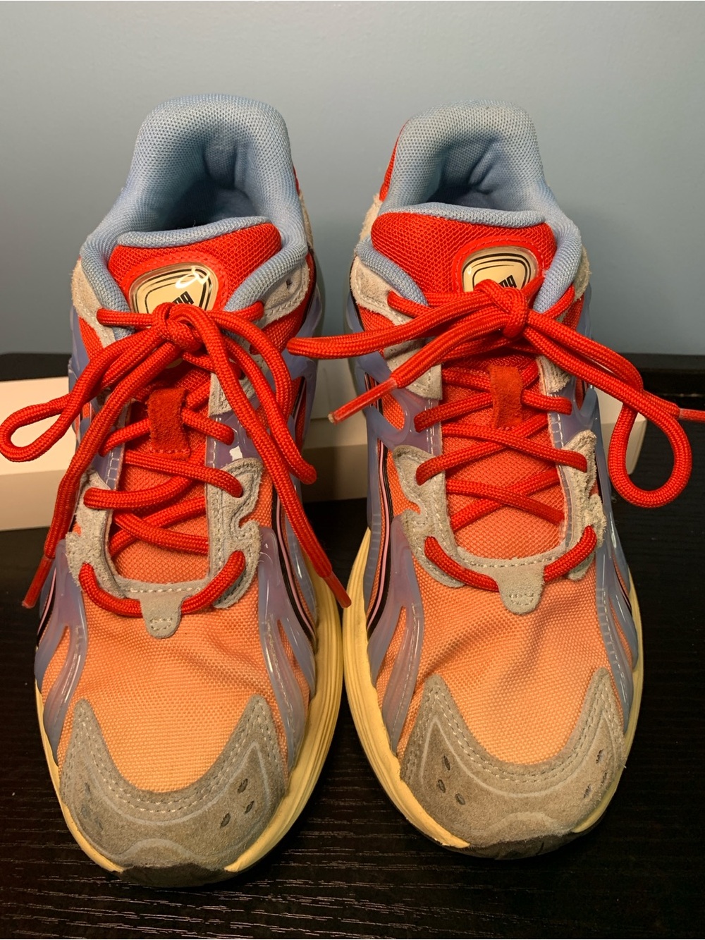 Puma Multicolor Red Orange Blue Low-Top Sneakers